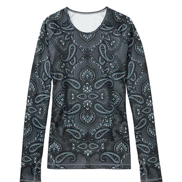 Athleta | Sierra Nevada Top in Granite Gray Victory | Sz M - Picture 1 of 7